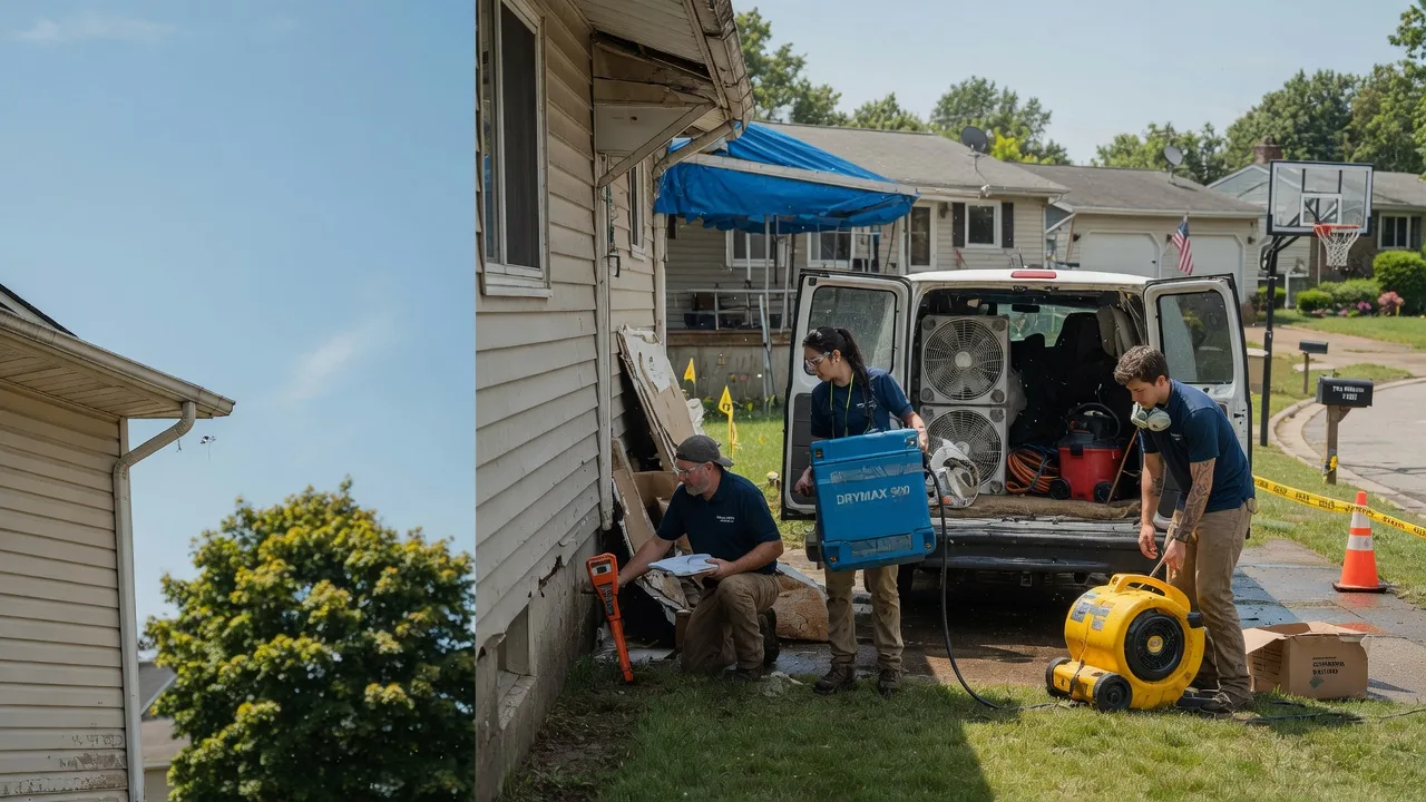 Ceiling Leak Cleanup in Luebbering, MO near me